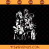 Anime Dragon Ball One Piece Manga Svg, Goku Monkey D Luffy Svg