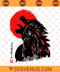 Goku Great Ape Super Saiyan Svg, Son Goku Svg, Dragon Ball Z Svg, Super Saiyan Svg