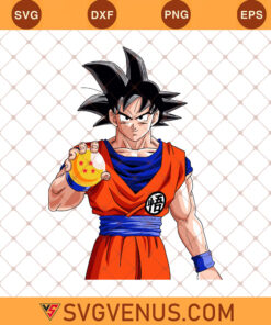 Goku Svg, Goku Clipart, Goku Silhouette, Goku Dragon Ball Z Svg