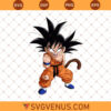 Goku Svg, Kid Goku Svg, Goku Chibi Svg, Goku Clipart, Goku Silhouette