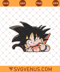 Goku Svg, Son Goku Svg, Dragon Ball Z Svg, Goku Clipart, Goku Silhouette