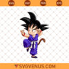 Kid Goku Svg, Goku Dragon Ball Z Svg, Goku Clipart, Goku Silhouette