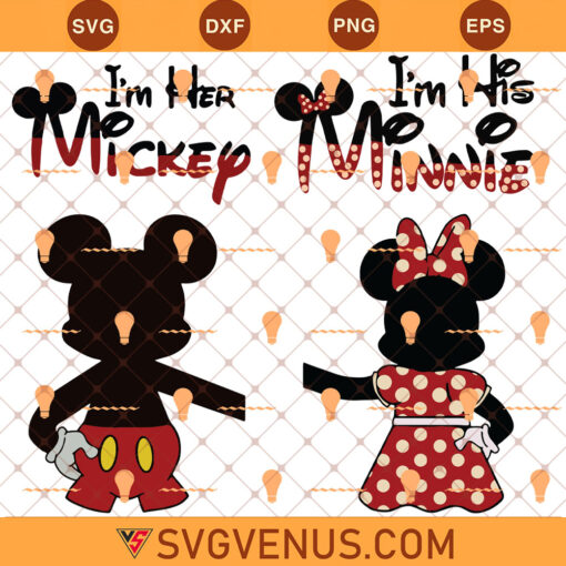 Mickey And Minnie Svg Mickey Minnie Svg Mickey Minnie Bundle Svg