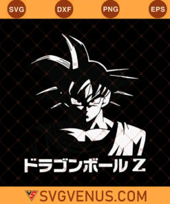Son-Goku-Dragon-Ball-Z-Svg,-Son-Goku-Clipart,-Son-Goku-Silhouette