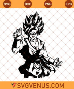 Son-Goku-Svg,-Son-Goku-Layer,-Dragon-Ball-Z-Svg,-Son-Goku-Clipart,-Son-Goku-Silhouette