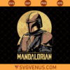 Star Wars The Mandalorian Mando Sunset Svg The Mandalorian Svg
