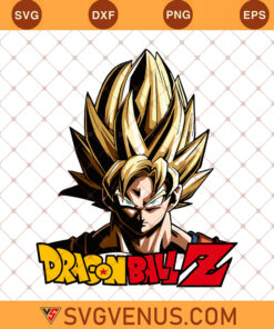 Super Saiyan Svg, Son Goku Svg, Son Goku Layer, Dragon Ball Z Svg