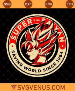 Super Saiyan Svg, Super Saiyan Dragon Ball Z Svg, Son Goku Svg